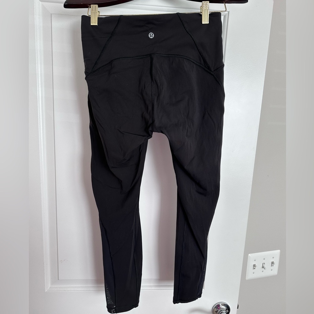 Lululemon Align ankle leggings with mesh panel